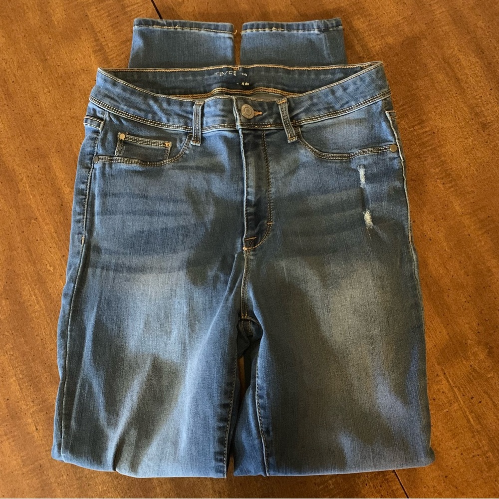 Time and Tru Slightly Distressed Jeans